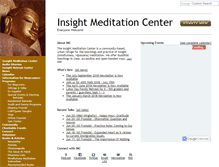 Tablet Screenshot of insightmeditationcenter.org